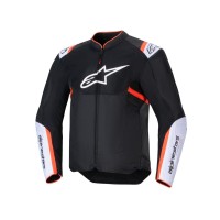 bunda T-SPS AIR V2, ALPINESTARS (černá/bílá/červená fluo) 2025