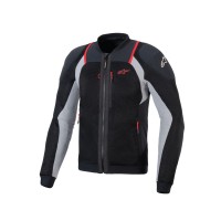 bunda TROOP-AIR PRO, ALPINESTARS (černá/světle šedá/červená) 2025