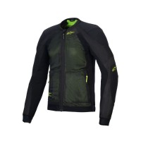 bunda TROOP-AIR, ALPINESTARS (černá/žlutá fluo) 2025