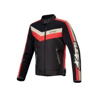 bunda T-DYNO AIR, ALPINESTARS (černá/červená/béžová) 2025