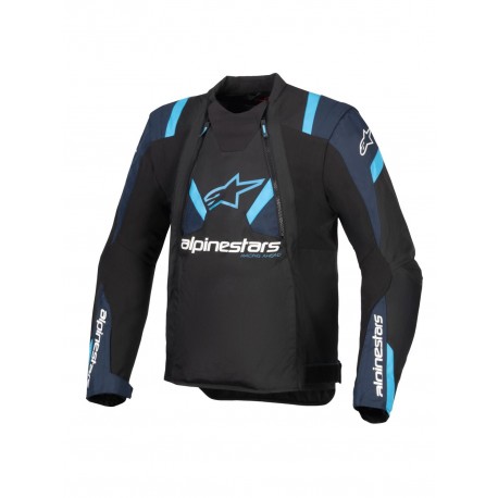 bunda T-STUNT AIR, ALPINESTARS (černá/modrá/světle modrá) 2025