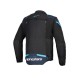bunda T-STUNT AIR, ALPINESTARS (černá/modrá/světle modrá) 2025