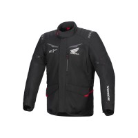 bunda ST-1 WATERPROOF HONDA kolekce, ALPINESTARS (černá/červená) 2025