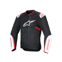 bunda T-SPS AIR V2 HONDA kolekce, ALPINESTARS (černá/bílá/červená) 2025