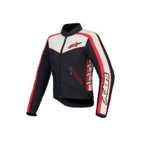 bunda STELLA T-DYNO WATER RESISTANT, ALPINESTARS, dámská (černá/béžová/červená) 2025