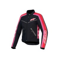 bunda STELLA T-DYNO WATER RESISTANT, ALPINESTARS, dámská (černá/červená/růžová) 2025