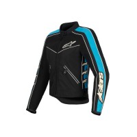 bunda STELLA T-DYNO AIR, ALPINESTARS, dámská (černá/světle modrá/béžová) 2025