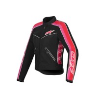 bunda STELLA T-DYNO AIR, ALPINESTARS, dámská (černá/červená/růžová/bílá) 2025