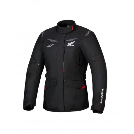 bunda STELLA ST-1 WATERPROOF HONDA kolekce, ALPINESTARS, dámská (černá/červená) 2025