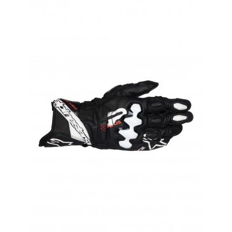 rukavice GP PLUS R V3, ALPINESTARS (černá/bílá) 2025