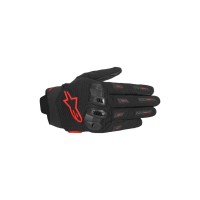 rukavice SP X 5 AIR, ALPINESTARS (černá/červená fluo) 2025