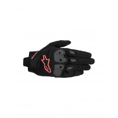 rukavice SP X 1, ALPINESTARS (černá/červená fluo) 2025