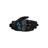 rukavice SP X 1, ALPINESTARS (černá/modrá) 2025