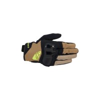 rukavice CHROME V2, ALPINESTARS (tmavá khaki/černá/žlutá) 2025