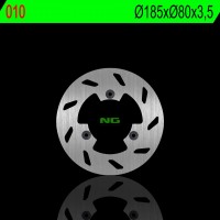NG zadní brzdový kotouč RIEJU RJ 50 99-03, RIEJU RR 50 97-04 (185X80X3,5MM) (3X8,5MM)