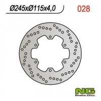 NG zadní brzdový kotouč DUCATI ST2 '97-'04, ST4 '03-06, MONSTER 620 '01-06, YAMAHA MAJESTY 250 '96-'08 (245X115X4MM) (6X8,5MM)