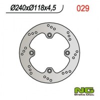 NG zadní brzdový kotouč SUZUKI DR 650 S/SE '96-'11, XF 650 FREEWIND '97-02, (240X118X4,5MM) (4X10,5MM)