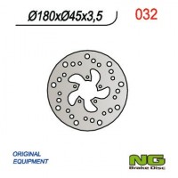 NG přední/zadní brzdový kotouč GAS GAS PAMPERA 125/250/370 '98, EC 50 '99, TXT BOY 50 '00-02, (180X45X3,5MM) (5X6,5MM)