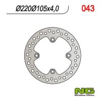 NG zadní brzdový kotouč HONDA XL 125V VARADERO '01-'13, XR 400 '95-05, XR 250 '91-04, CBR 125 R '03-'17, CRF 230 '07-12, SUZUKI 