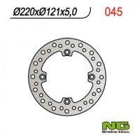 NG zadní brzdový kotouč HONDA CR 125/250/500 '89-'97, CRE 250SM '89-96, (220X121X5MM) (4X10,5MM)