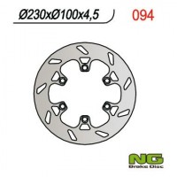 NG zadní brzdový kotouč KAWASAKI KLX 250/650,KX, KLX 250R '93-'98, KLX 650R '93-'03, KLX 300 '93-'97 (230X100X4,5)