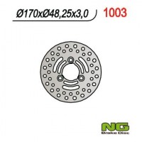 Přední brzdový kotouč SUZUKI LTZ 250/400, LTA 400/500, LTF 400/500 (170 x48x3)(3x10,50mm), NG