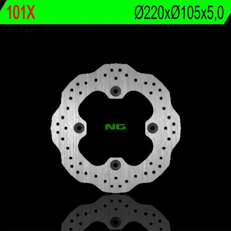 NG zadní brzdový kotouč HONDA CBR 600F '91-'06, CBR 900, VTR 1000, CBR 250/300R 13-16, CBR 600RR 03-17, CBR 1000RR 09-18 (220X10