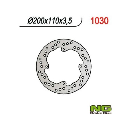 NG zadní brzdový kotouč KTM 85 SX '03-'15 (200X110X3,5)(4X6,5mm)