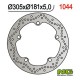 Přední brzdový kotouč BMW R 850GS '99-'07/1100GS '94-'01/1150/1200GS '04-'18, F750 GS '18-'22, F850 GS '19-'22, R1250GS '19-, NG