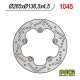 NG zadní brzdový kotouč BMW F 650GS 800/ K1200/ R1200 (265X136X4,5) (5X10MM)