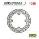NG zadní brzdový kotouč SUZUKI RMZ 450 '05-'20, HONDA CR 125 '98-'99, CR 250 '97-'01, RMZ 250 '07-'20 (240X122X4)(4X10,5MM)