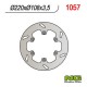NG zadní brzdový kotouč GAS GAS 125/250/300/450 '94-'20 (220X108X3,5) (6X6,5MM)