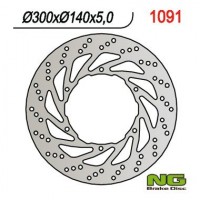Přední brzdový kotouč APRILIA ETV 1000 CAPONORD '01-'07 (300X140X5)(6X8,5MM), NG