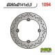 NG zadní brzdový kotouč KAWASAKI, SUZUKI DL 650 '04-'20, DL 1050 '20, DL 1000 '02-'19 (260X141X5) (4X10.5 MM)