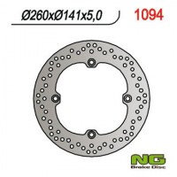 NG zadní brzdový kotouč KAWASAKI, SUZUKI DL 650 '04-'20, DL 1050 '20, DL 1000 '02-'19 (260X141X5) (4X10.5 MM)