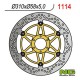 Přední brzdový kotouč HONDA CBR 1100 XX '97-'98 (310X58X5) (6X6,5MM), NG