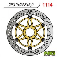 Přední brzdový kotouč HONDA CBR 1100 XX '97-'98 (310X58X5) (6X6,5MM), NG
