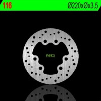 NG přední brzdový kotouč SUZUKI RMX 50 97-02 (220X3,5) (6X15,5MM)