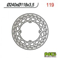 NG přední brzdový kotouč HONDA CRM 125, XLR 125, XR 250/600 (240x118x3,5)