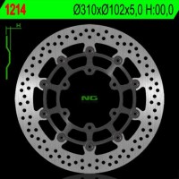 NG přední brzdový kotouč SUZUKI GSXR 600/750 '08-'18, GSXR 1000 '09-'16, GSX 750Z '08-'21 (310X102X5MM) (6X8,5MM) plovoucí