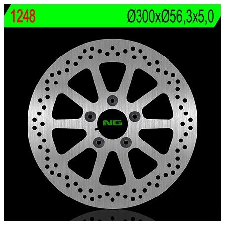 NG přední brzdový kotouč HARLEY DAVIDSON 883/1200/1450/1584/1690/1800 (300X56,3X5) (5X8,5MM)