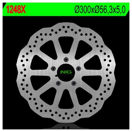 NG přední brzdový kotouč HARLEY DAVIDSON 883/1200/1450/1584/1690/1800 (300X56,3X5) (5X8,5MM) WAVE