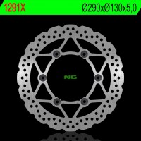 NG přední brzdový kotouč KAWASAKI EX 250R NINJA 07-14 (290X130X5) (6X10,5MM) WAVE