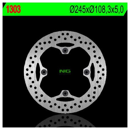 NG zadní brzdový kotouč DUCATI 796/800/821/848/996/1000/1100 (245X108,5X5) (4X8,5MM)