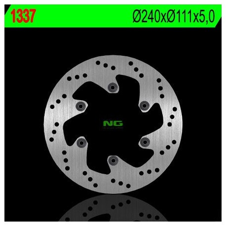 NG zadní brzdový kotouč KTM SMC 690 R '07-'14, ENDURO 690 '08-'22, LC8 950/990 ADVENTURE '02-'05 (240X111X5MM) (6x6,25MM)