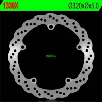 NG přední brzdový kotouč HONDA CB 650F '14-'15, CTX 700 '13-'17 (320X5) (5X10MM) WAVE