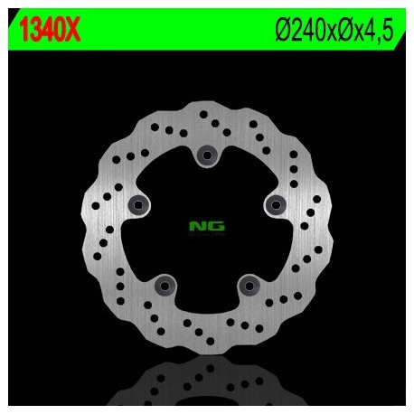 NG zadní brzdový kotouč HONDA CB 650 '14-'18, INTEGRA 670 '12-'13, CTX 700 '13-'17, NC 750 X/S 14-22 (240X5) (5X10,5MM) WAVE