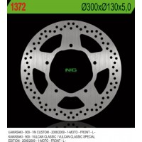 NG přední brzdový kotouč KAWASAKI VN 900 CLASSIC/CUSTOM '06-'09 (300X130X5MM) 5 mont. otvorů 10,5