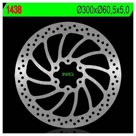 NG přední brzdový kotouč KTM DUKE 125/200/390 '14-'16, RC 125/200/390 '14-'16, BMW G310 '16-'17 (300X60,5X4) (6X8,5MM)