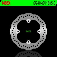 NG zadní brzdový kotouč HONDA CBF 500 R/X '13-'21, CBR 500R '13-'21, CB 650F '14-'18, CB650R 19-20 (240X118X5) (4X10,5MM) WAVE